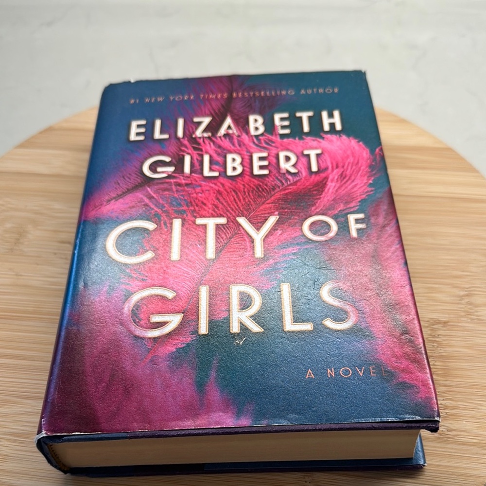 💐 3 for $15 💐 Elizabeth Gilbert 'City of Girls' Hardcover Book - Pink and Blue